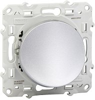 Вывод кабеля без рамки Schneider Electric Odace алюминий